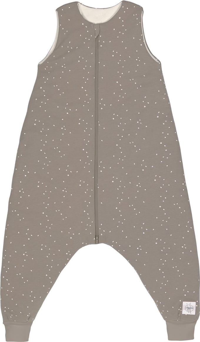 LÄSSIG babyslaapzak jumper 4 seizoenen Sprinkle taupe, 92 cm, 2-3 jaar