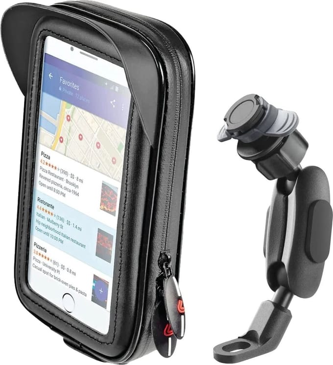 Optiline Waterdichte Telefoonhouder Motor Scooter Spiegel Lange Arm