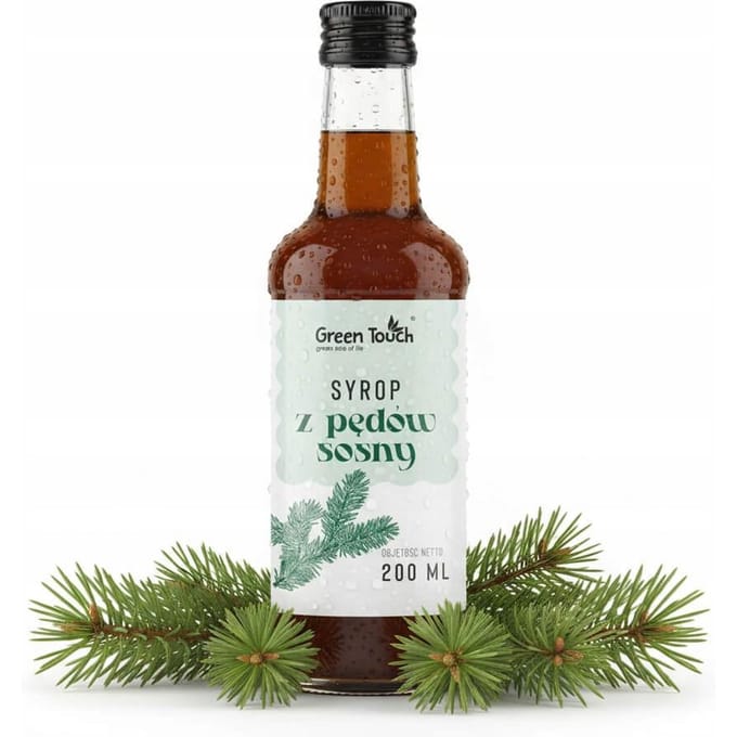 Sirop de bourgeons de pin 200 ml Sain Naturel Sans Colorants Ni Conservateurs