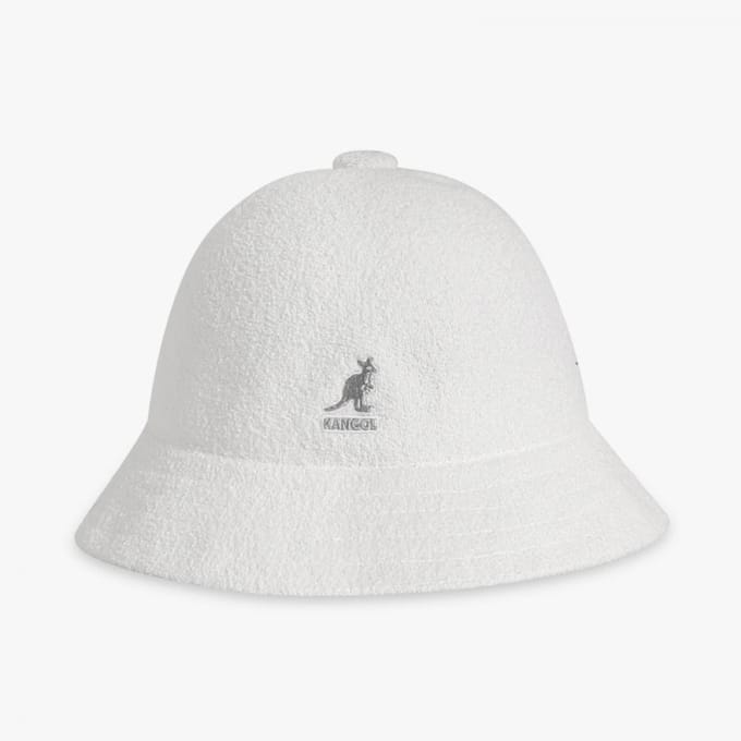 Kangol 0397bc Witte Bermuda Casual Bucket Hat 0397BC WHITE (M) white