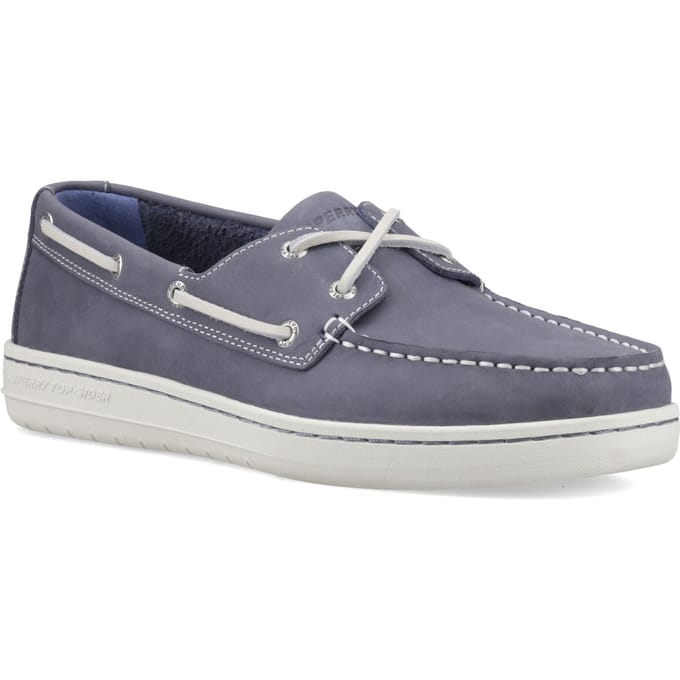 Sperry Strake 2-Oog Boot Leer Heren Marineblauwe Bootschoenen