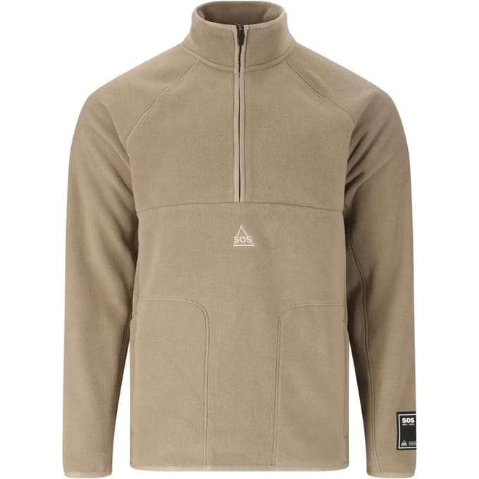 Fleece met halve rits SOS Munson