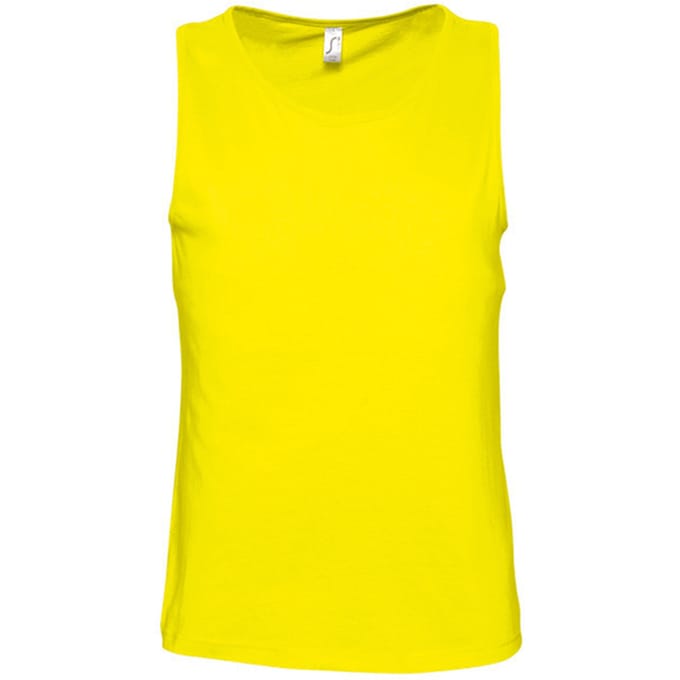 SOLS Heren Justin Mouwloze Tank / Vest Top (Citroen)