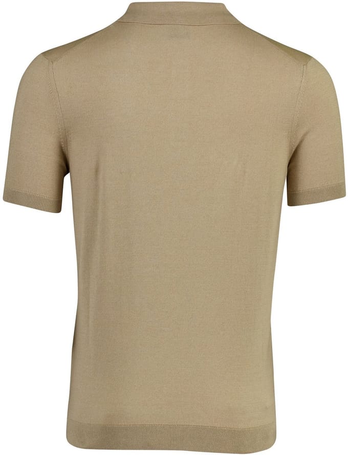 Bugatti poloshirt korte mouw beige