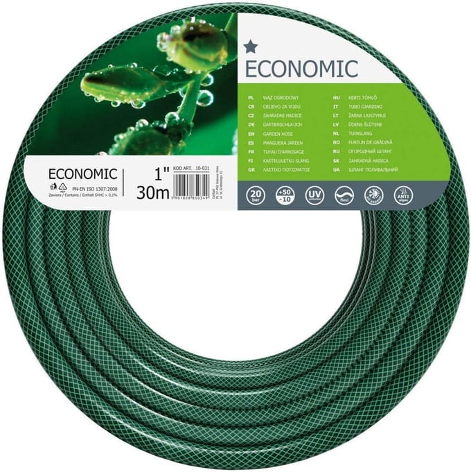 Elastische en Flexibele Tuinslang 30m - 3-laags Polyester met UV- en Algenbescherming