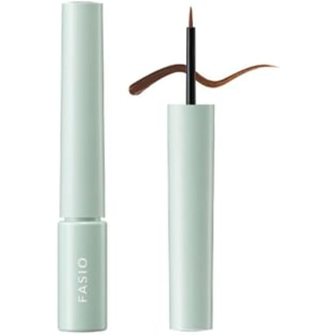 Kose - Fasio Ultra Waterproof Liquid Eyeliner 02 Dense Brown