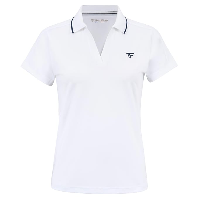Tecnifibre Team Tech Korte Mouw Poloshirt Wit XS Vrouw