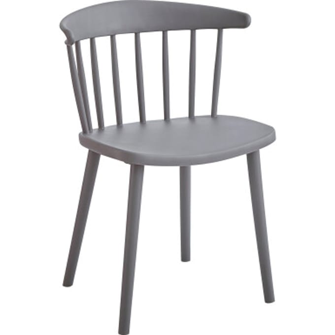 Leitmotiv - Stoel Viejo - Grijs - 57x44x75 cm