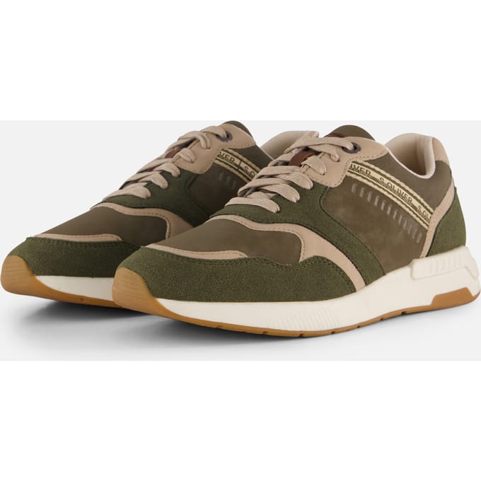 S.Oliver S. Oliver Sneakers groen Suede
