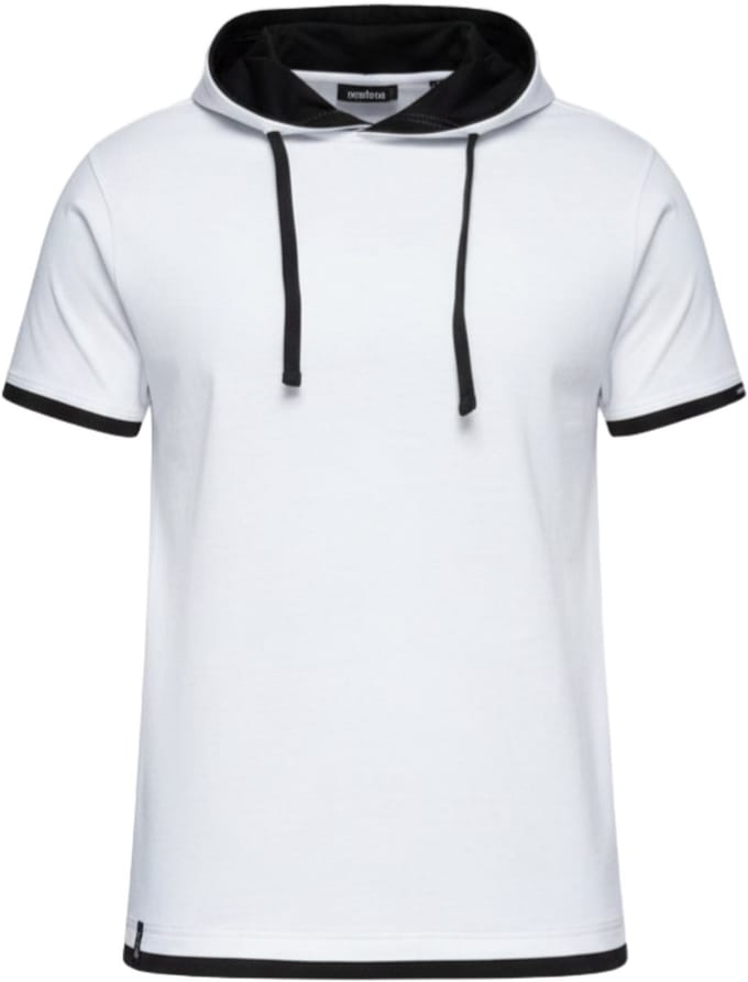 OMBRE T-shirt - Regular Fit - Katoen - Korte Mouw Wit S