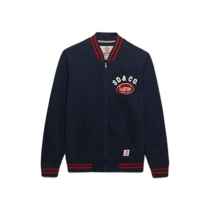 Superdry - Vintage Athletic Bomber Trainingsjack - Heren - Hoodies