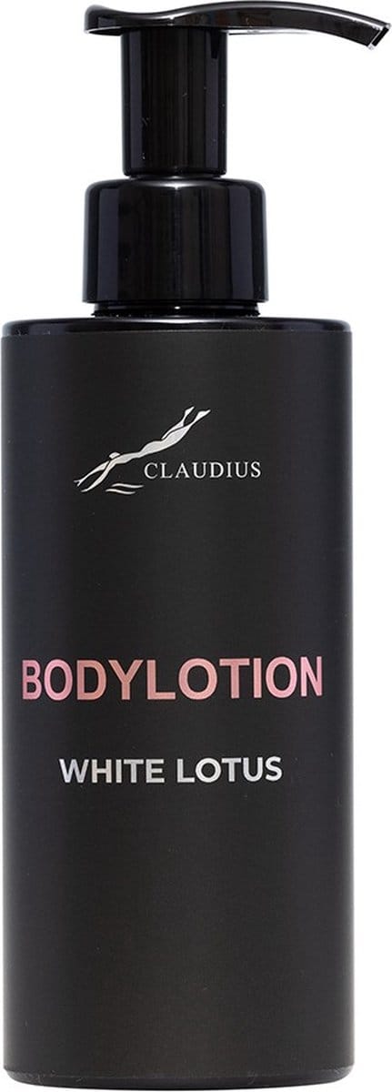 Bodylotion White Lotus 300 ml - met pomp - zwarte fles