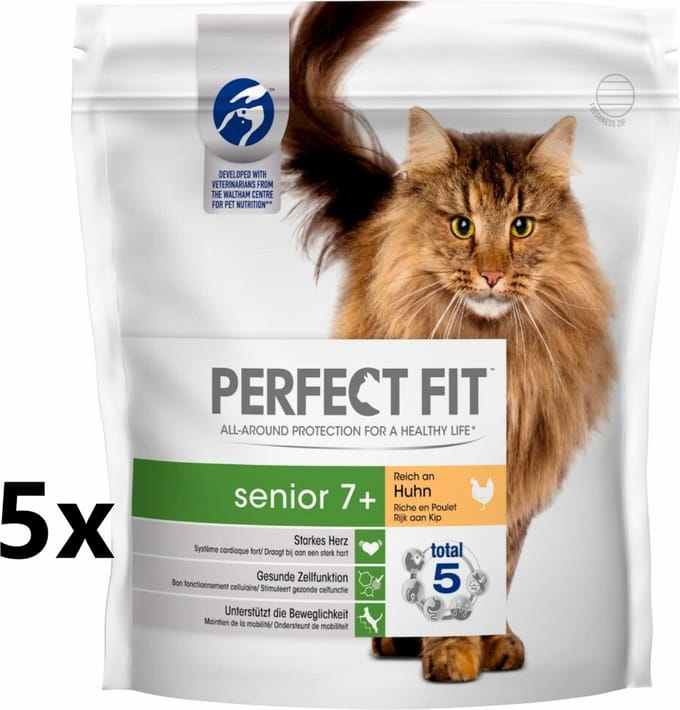 Perfect Fit - Kattenvoer - Senior Kip - 5x1,4kg