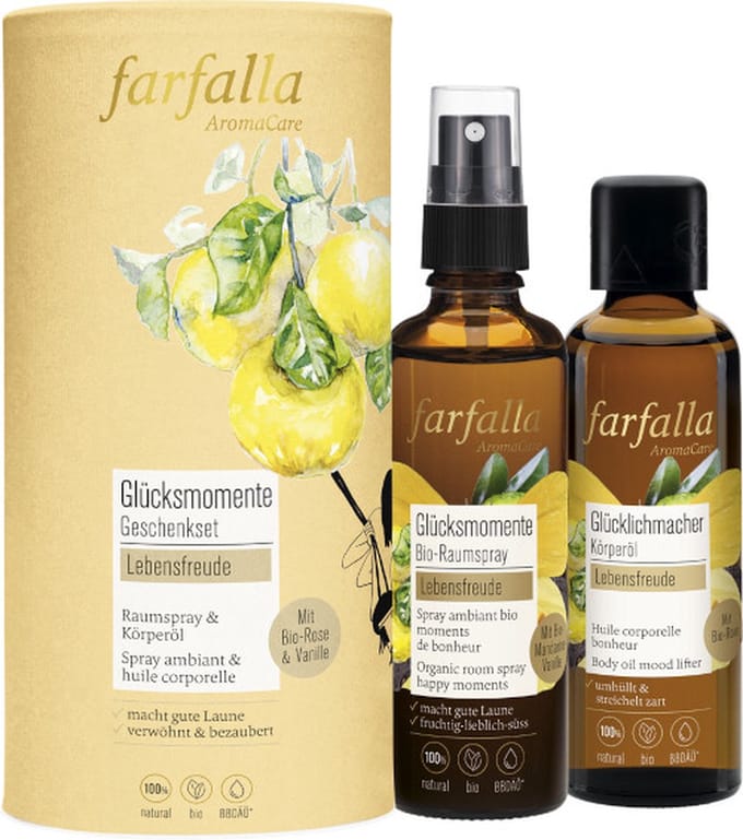 Geschenkset Moments of happiness Farfalla