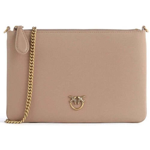 PINKO Schoudertas Flat Classic Ginger Biscuit - Antique Gold Taupe