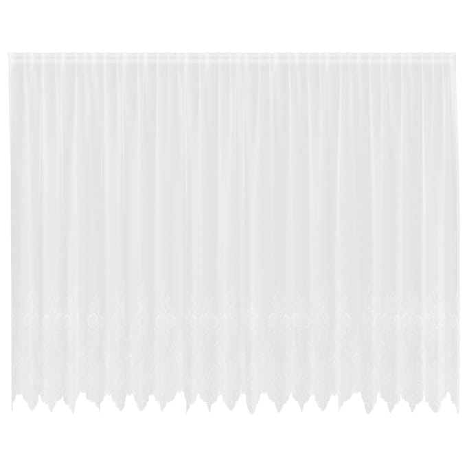 vidaXL Kantgordijn Wit 200 x 500 cm Polyester