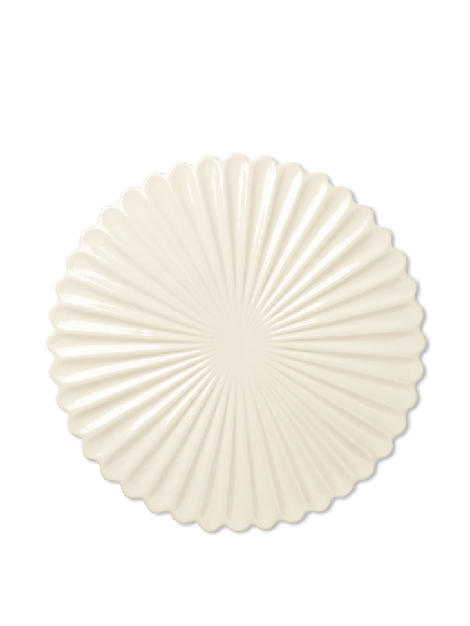 Ferm Living - Fontein cakeplaat - wit