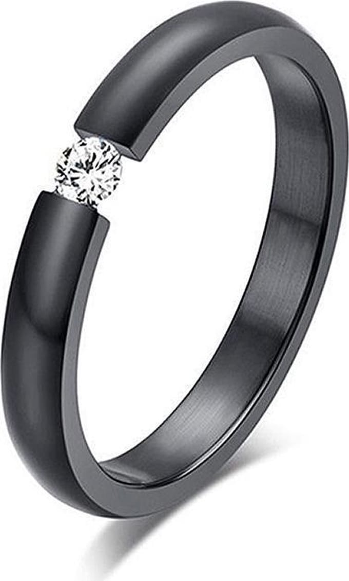 Montebello Ring Batis - 316L Staal - Maat 58 - 18.5mm