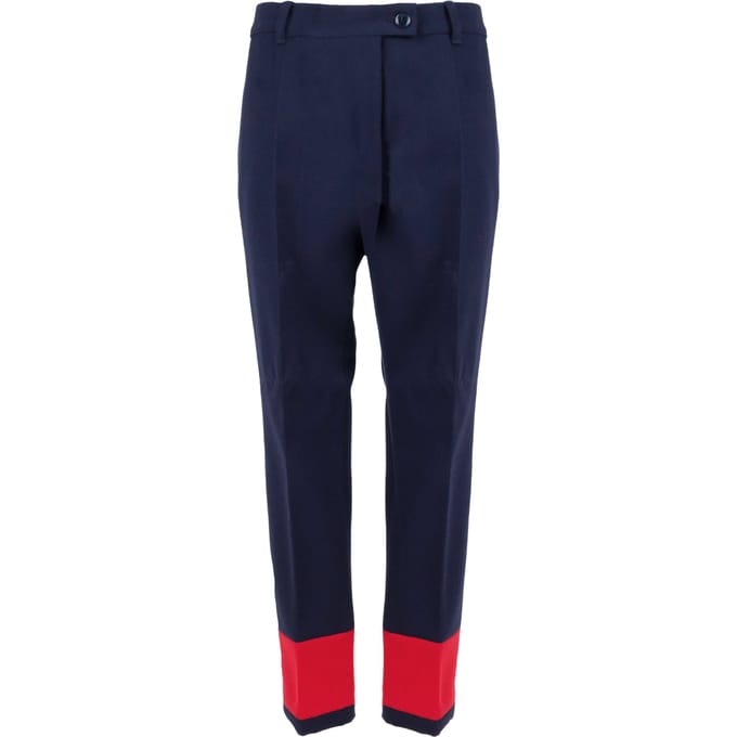 Moschino tweekleurige wollen broek - jaren 2010
