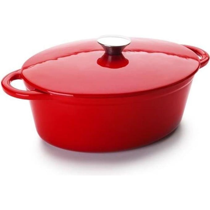 Cocotte - IBILI - Ovale - 27 x 21 cm - Fonte émaillée - Compatible induction