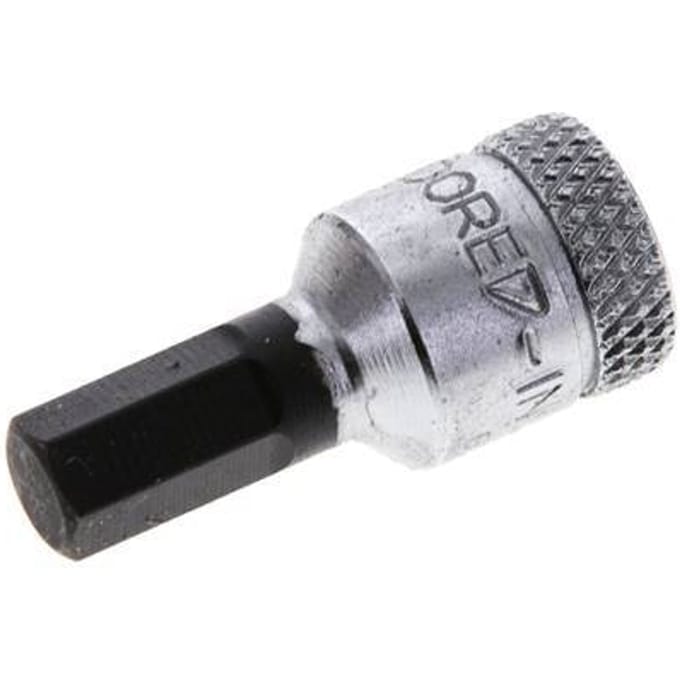 1/4" Gedore 28mm Dopsleutel- Schroevendraaier voor 6mm Binnenzeskant-Schroeven