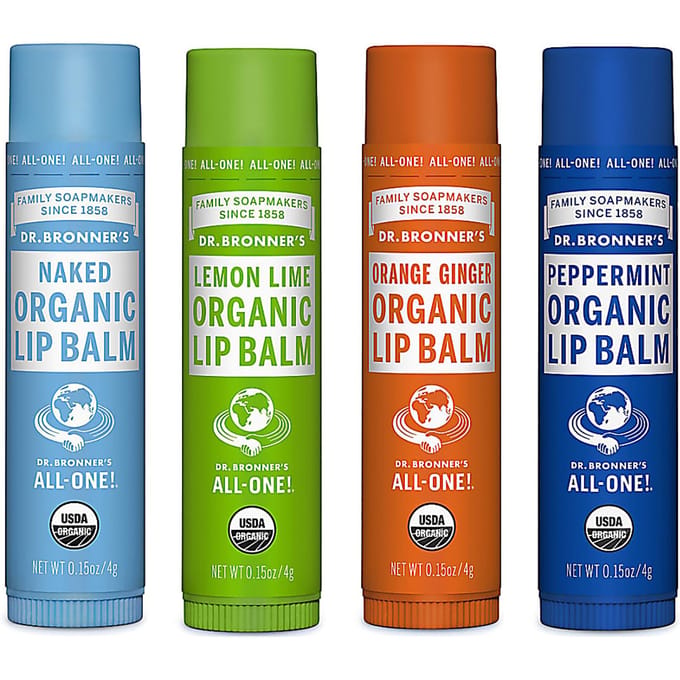 Dr. Bronner's Lippenbalsem Orange Ginger Organic Lip Balm - Duurzaam - Lipverzorging - Lippenbalsem