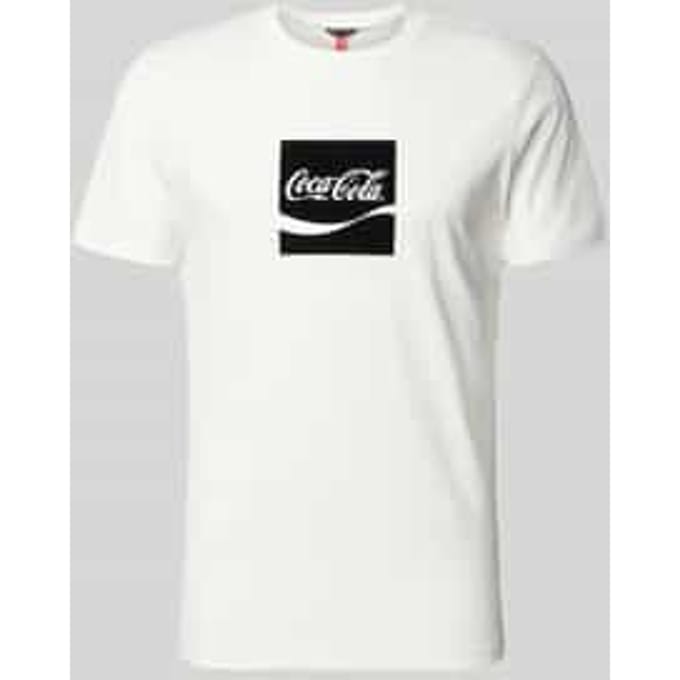 T-shirt met labelprint