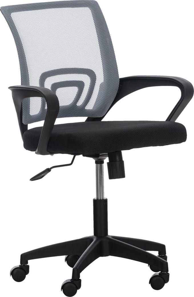 CLP Auburn Bureaustoel Ergonomisch - Voor volwassenen - Mesh - grijs