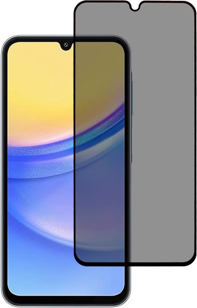 Coverup Screen Protector - Geschikt voor Samsung Galaxy A16 Screen Protector - Coverup Privacy Tempered Glass - Transparant