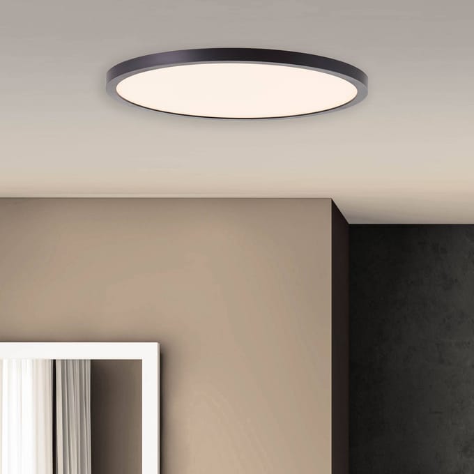 Brilliant Tuco HK19148S76 LED-plafondlamp Energielabel: E (A - G) 21 W Warmwit Zwart, Wit