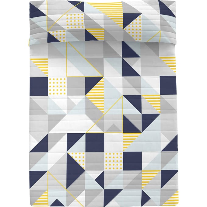 Bedsprei Geo Dot | Blanc