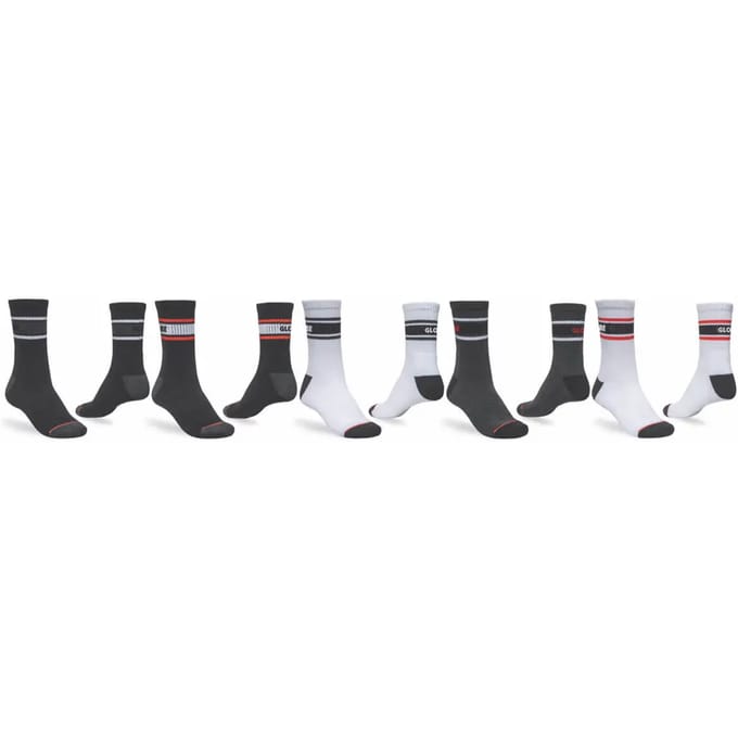 Set met 5 paar sokken Globe Triple Stripe Crew