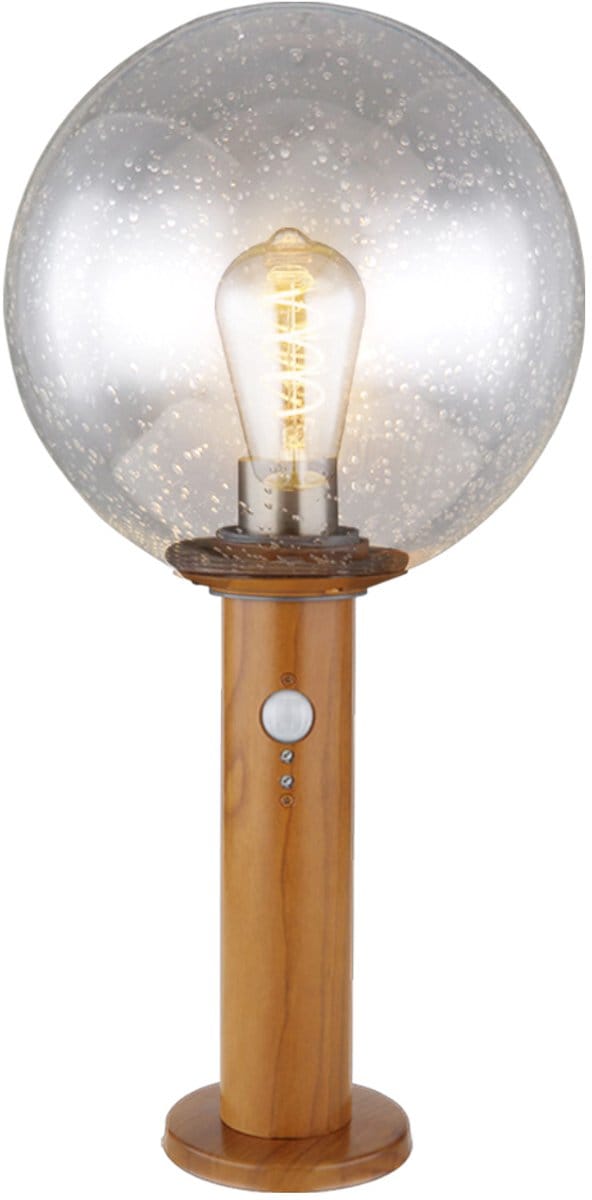 Globo vloerlamp Ossy - naturel - luminium - 25 cm - Ingebouwde LED-module en E27 fitting - 31862WS