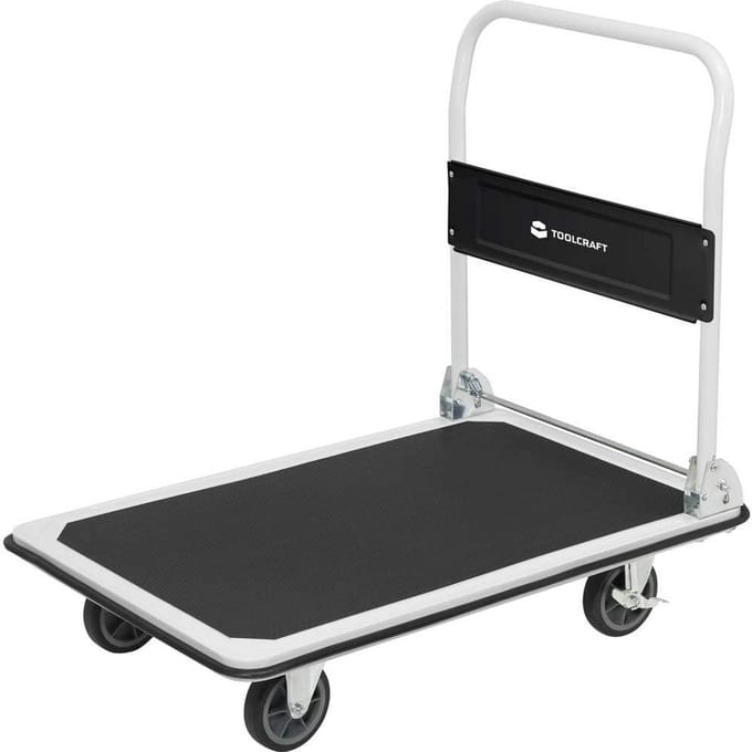 Inklapbare Plateauwagen - Staal met 300 kg Laadvermogen