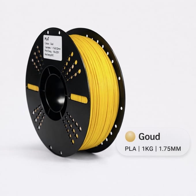 PLA+ Filament – Goud – 1.75mm – 1KG – Koppelprint