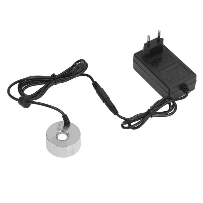 Ultrasone Mistmaker Aluminiumlegering Koele Mist Waterfontein Nevelmachine voor Vijver Rotstuin Vis black