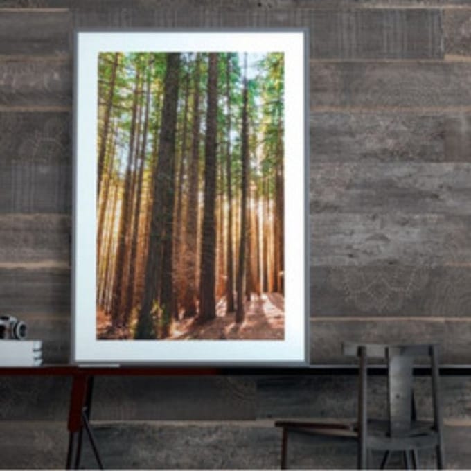 Grosfillex 9 st Wandpaneel Accent 15,4x120 cm Sequoia