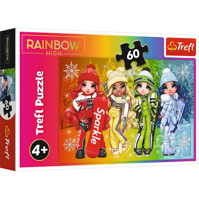 Trefl Rainbow High Vrolijke Poppen Legpuzzel - 60 stukjes - Vanaf 4 jaar