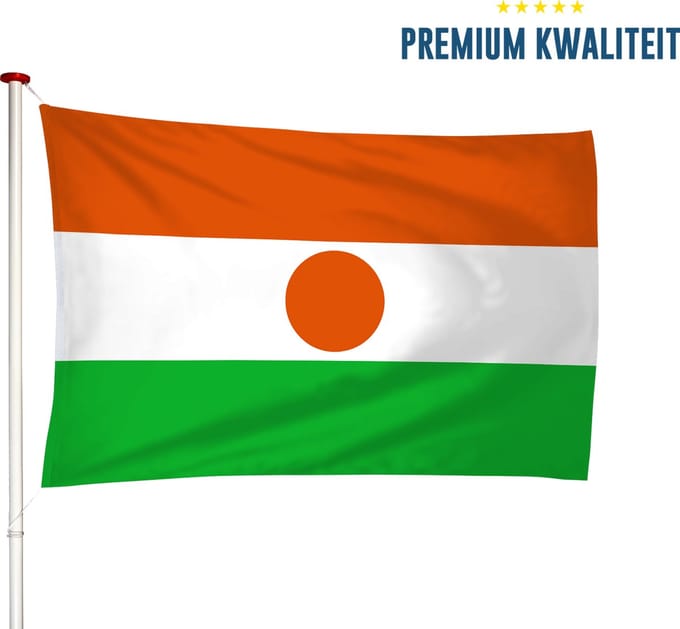 Nigerese Vlag Niger 40x60cm - Kwaliteitsvlag - Geschikt voor buiten