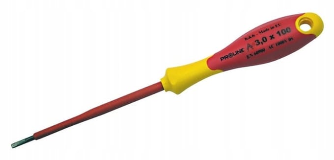 PROLINE aanmelding Schroevendraaier Vlak 3x100mm 1000V