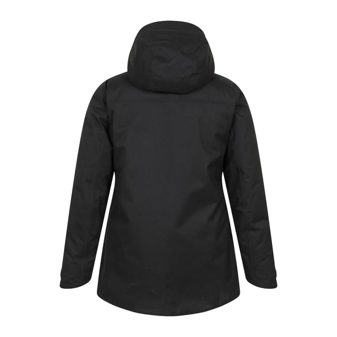 Mountain Warehouse Dames Verbier Textured Waterdichte Skijas (Zwart)