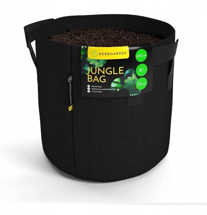 Herbgarden Jungle Tas Ronde Kweekzak 8L - 21x21x21cm
