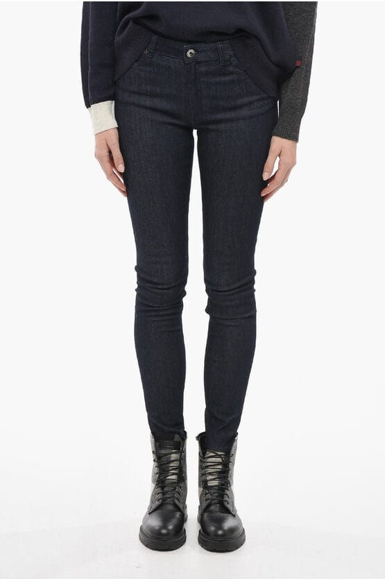 Skinny Fit Denim in Middernachtblauw