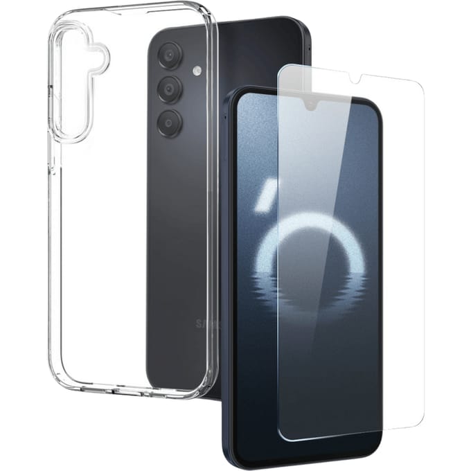 Northjo Samsung Galaxy A16 Hoesje en Screenprotector Transparant