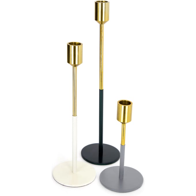 Kandelaar set van 3 Saga | Decorationable