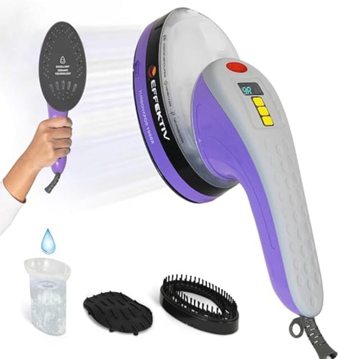 Verticale Stoomstrijkijzer 3-in-1 - 1600W Handstomer met Digitale Weergave en 4 Strijkmodi