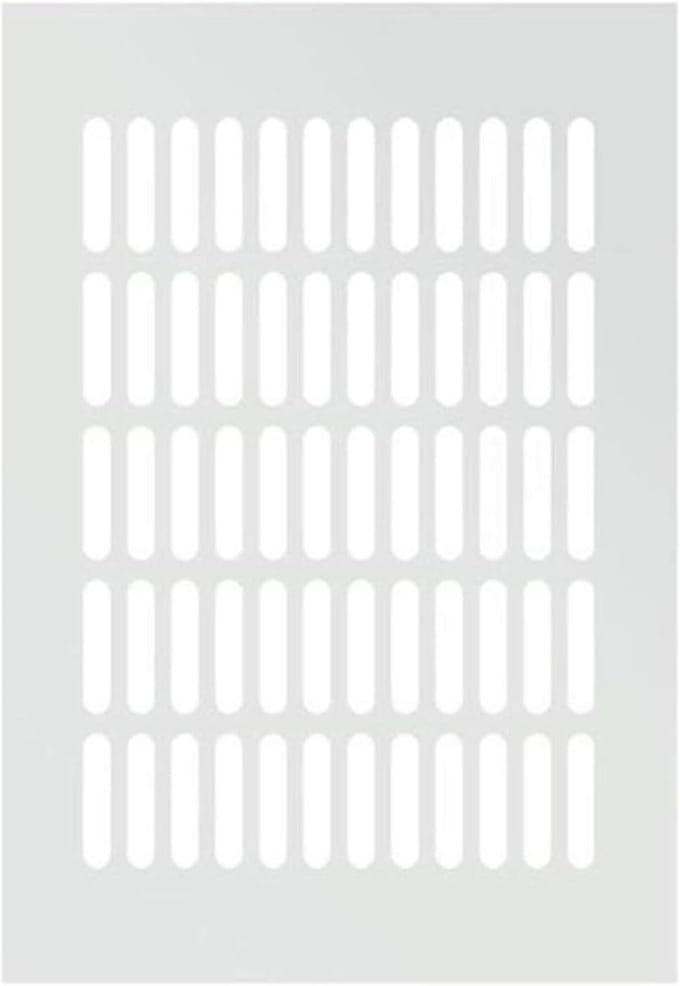 Ventilatierooster - Luchtuitlaat - Kast Ventilatie - Aluminiumlegering - 200x400mm - Mat