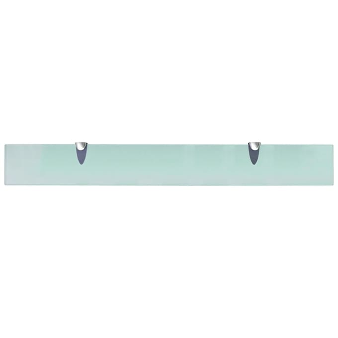 vidaXL - Zwevend - schap - 80x10 - cm - 8 - mm - glas