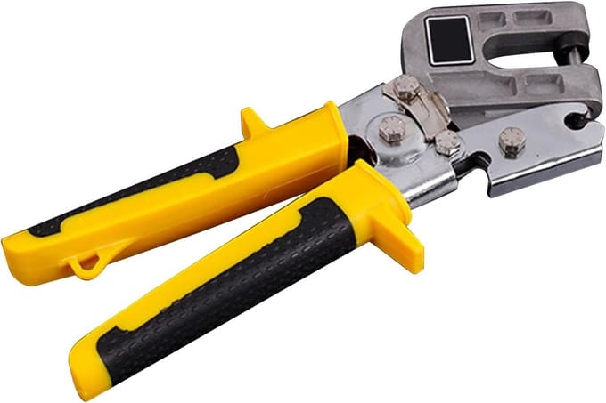 Krimptang - Kieltang - Metaal Bevestigen - Arbeidsbesparende Grip - 1 stuk - Geel