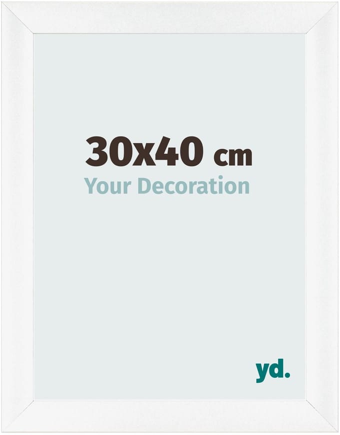 Your Decoration - Fotolijst 30x40 cm - MDF - Wit Mat - Pisa